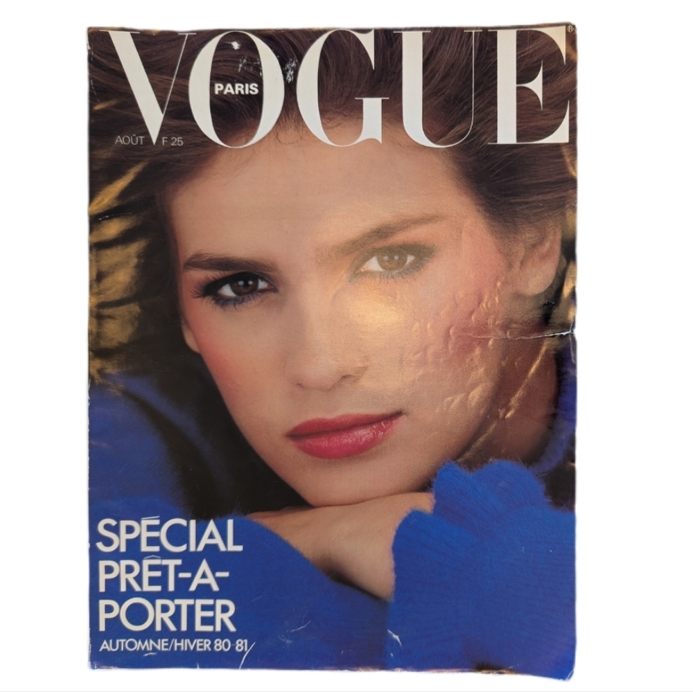 1980 Paris Vogue Magazine -            Fall/Winter 1980/81
